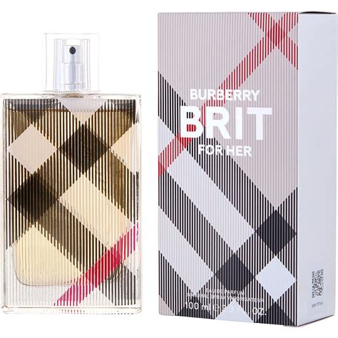 burberry brit eau de parfum spray 3.3 fluid ounce|Burberry Brit perfume 3.4 oz.